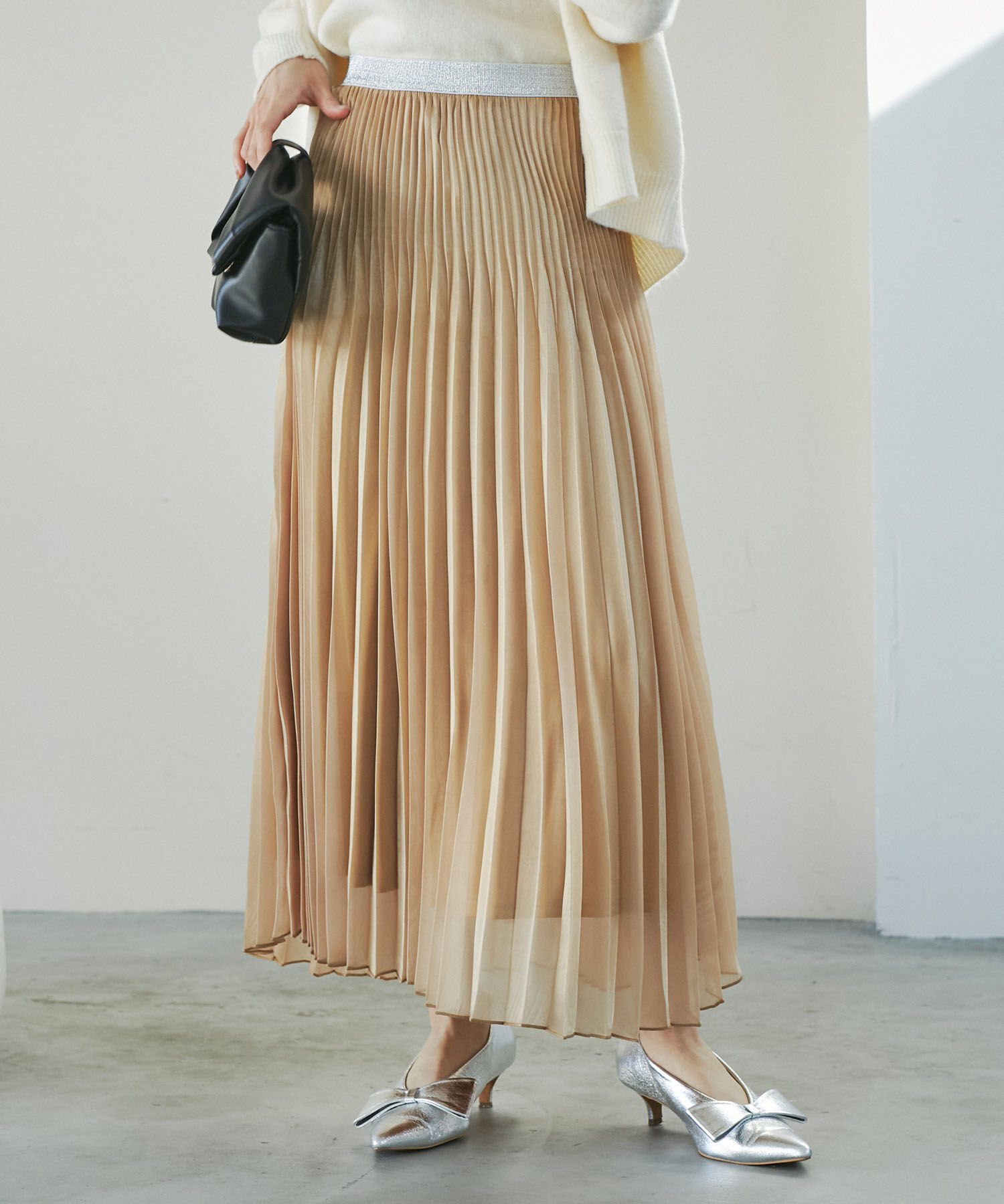 VIS「スパークルプリーツスカート」|スカート|