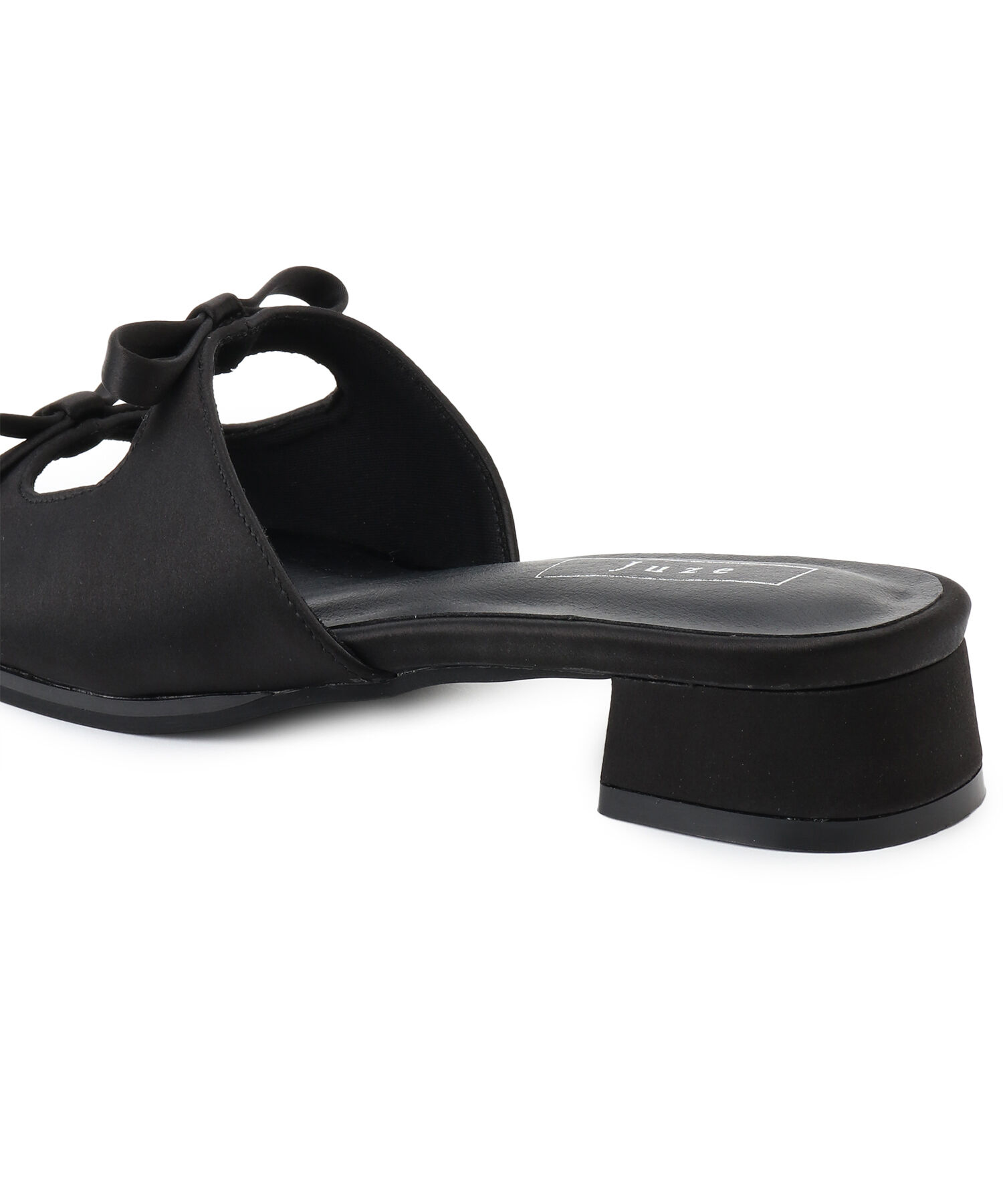 Juze「ダブルサテンリボンサンダル」|サンダル|