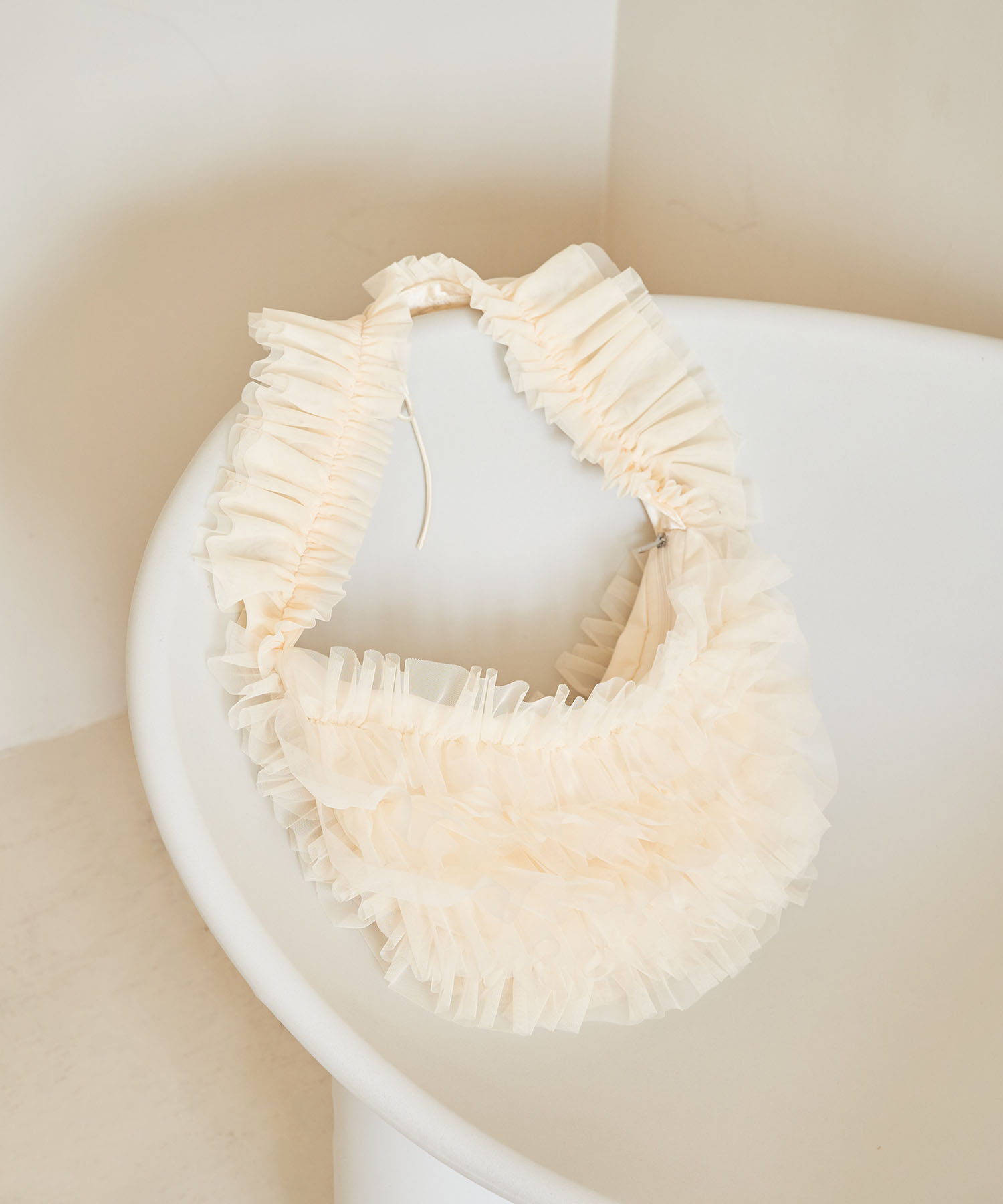 VIS「【ご好評につき追加生産】チュールフリルショルダーバッグ【3WAY】」|ショルダー・メッセンジャー|キナリ(16)