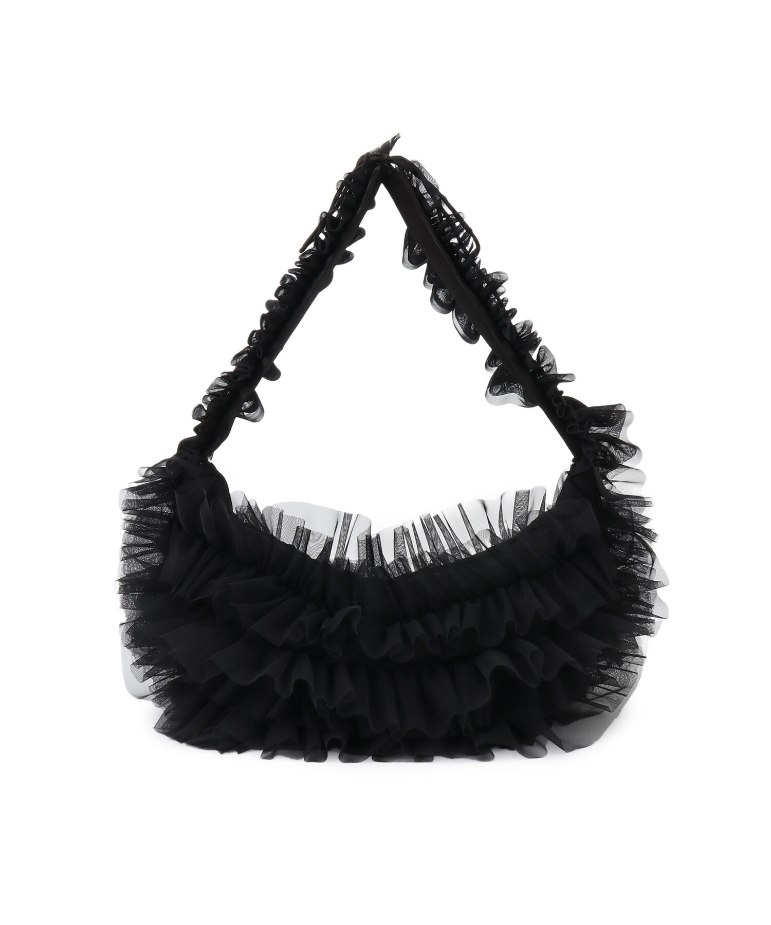 VIS「【ご好評につき追加生産】チュールフリルショルダーバッグ【3WAY】」|ショルダー・メッセンジャー|