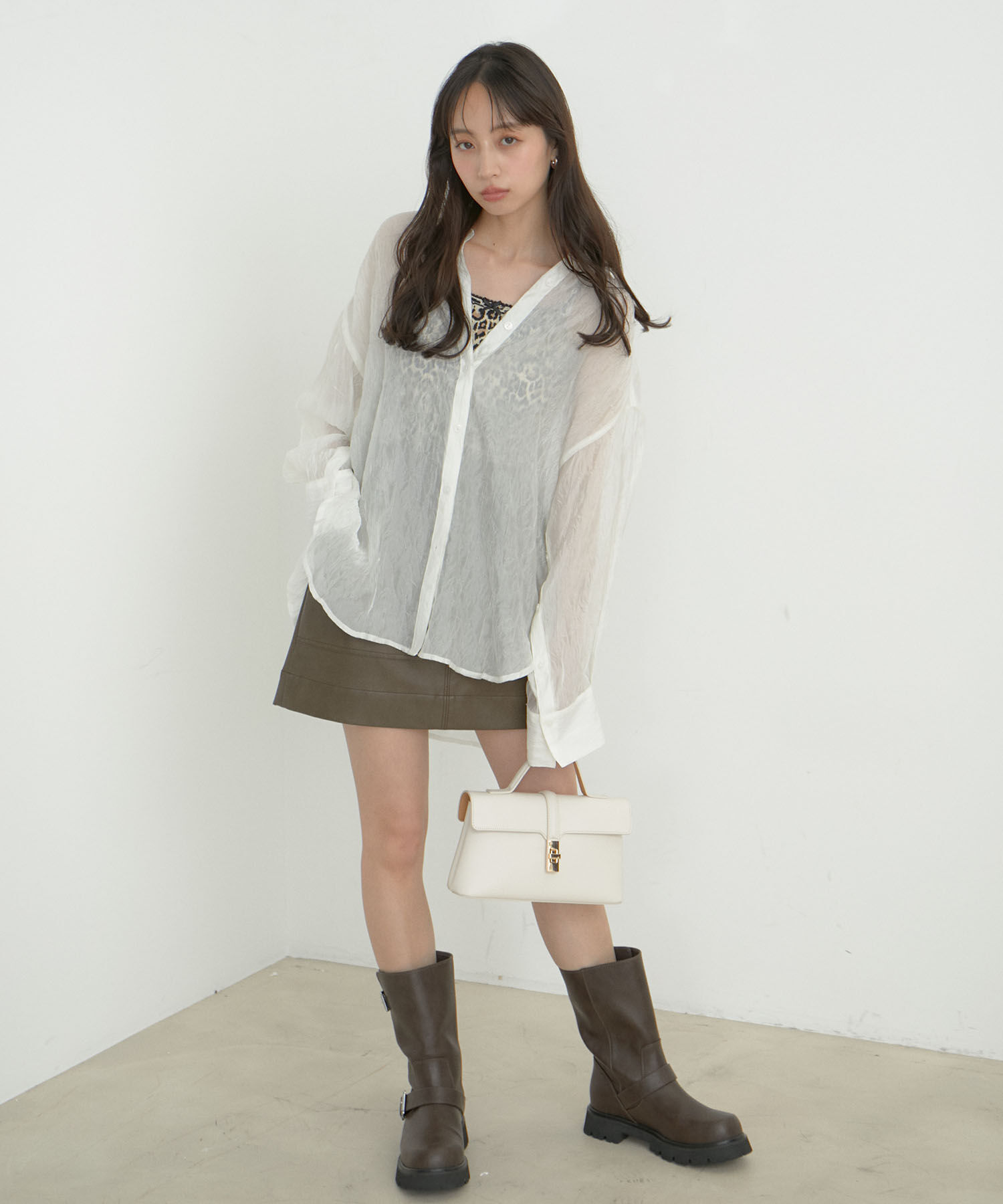 VIS「【新色追加】【2WAY】ひねり金具ワンハンドルミニショルダーバッグ」|ショルダー・メッセンジャー|