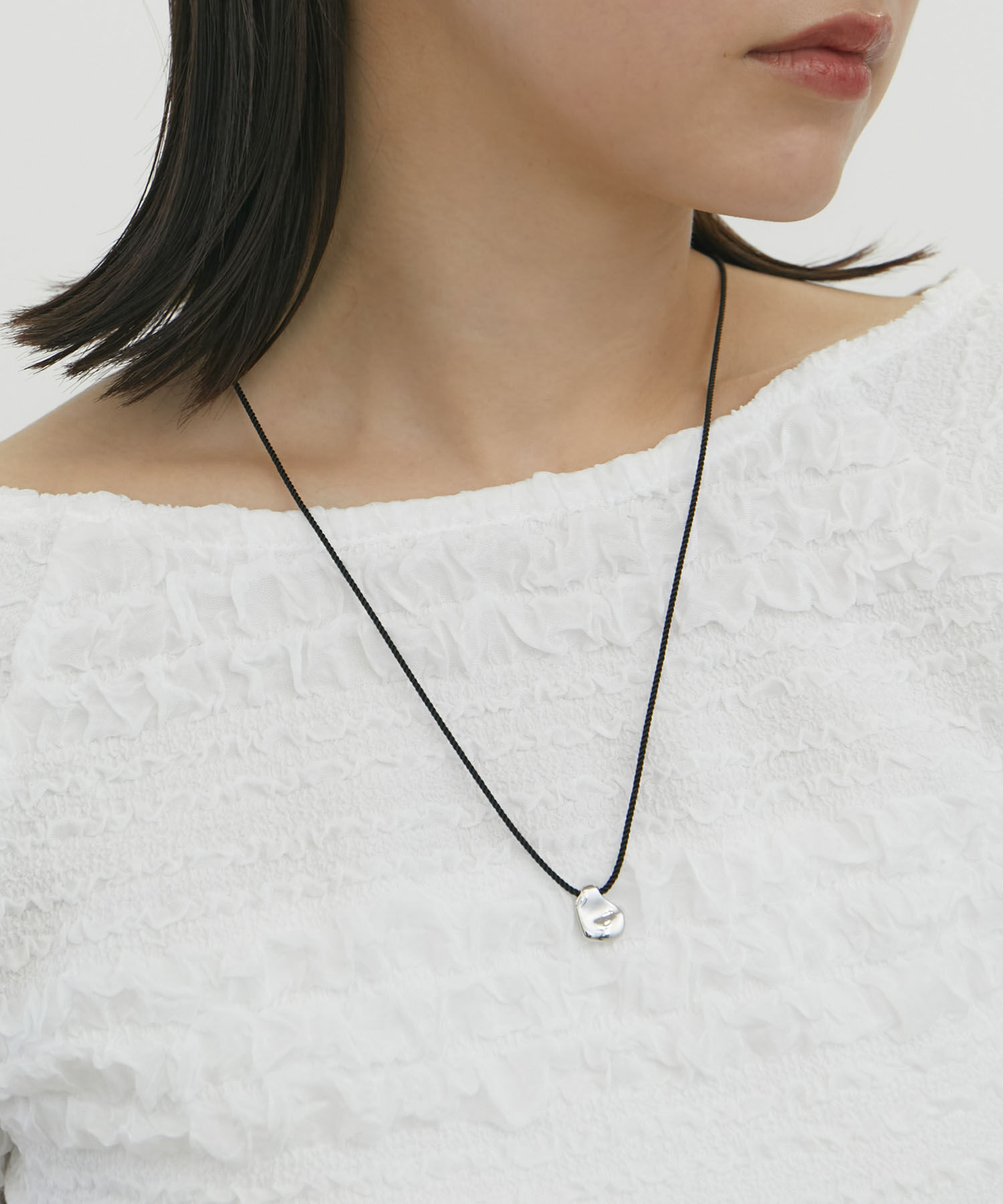 VIS「メタルトップロープネックレス」|ネックレス|シルバー(93)