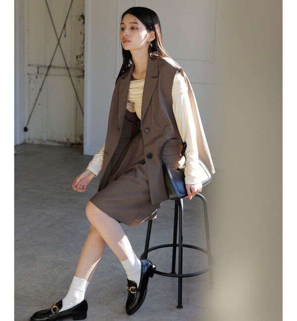 VIS「タックディテールオフショルカットソー」|Tシャツ・カットソー|