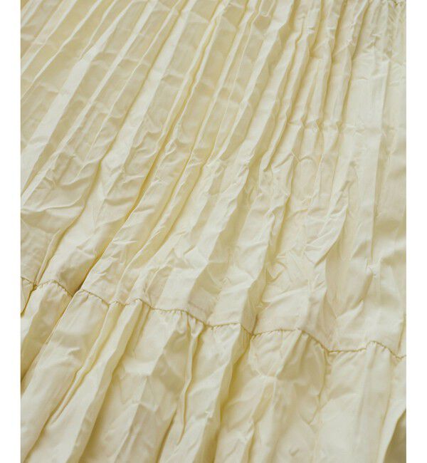 VIS「【洗える】ワッシャー加工スカート」|スカート|