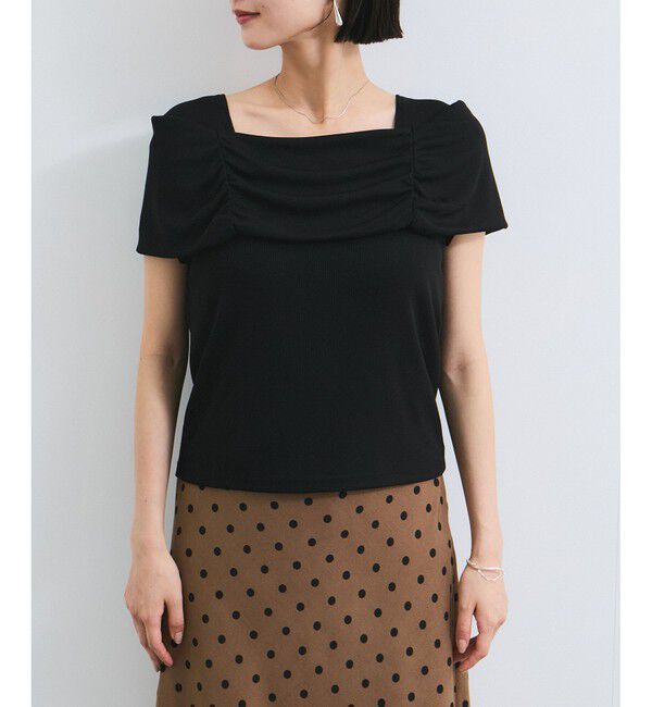 VIS「オフショルダーテレコカットソープルオーバー」|ニット・セーター|