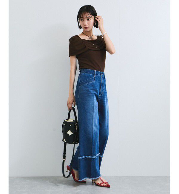 VIS「オフショルダーテレコカットソープルオーバー」|ニット・セーター|