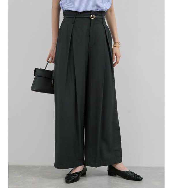 VIS「ボックスタックリラックスパンツ」|チノ|