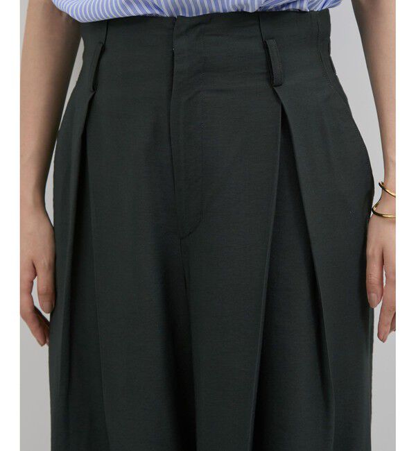 VIS「ボックスタックリラックスパンツ」|チノ|