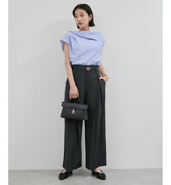 VIS「ボックスタックリラックスパンツ」|チノ|