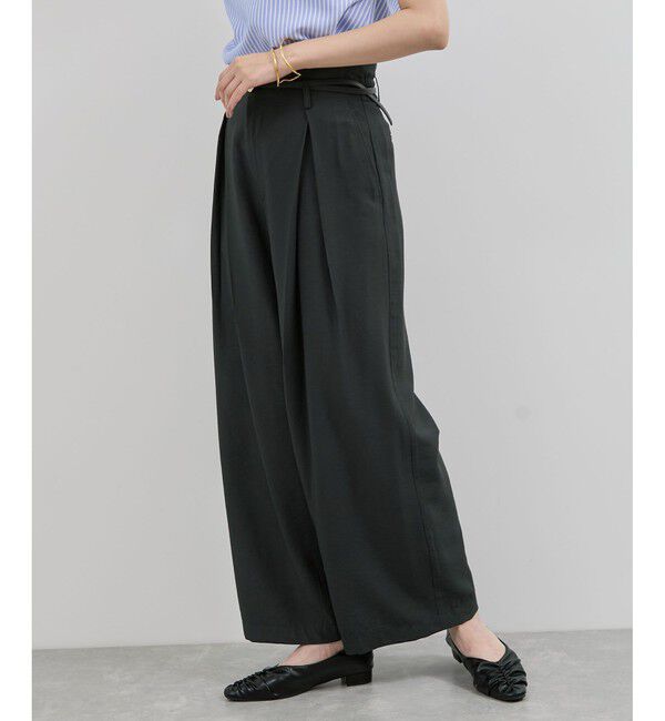 VIS「ボックスタックリラックスパンツ」|チノ|