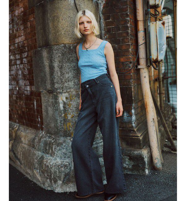 VIS「【POLO BCS】VIS別注クロスベルトストレートワイドデニム」|デニム|