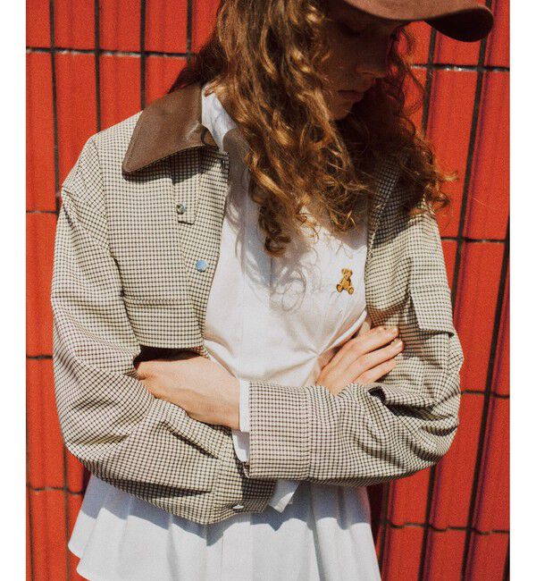 VIS「【POLOBCS】VIS別注ウエストタックフレアシャツ」|シャツ・ブラウス|