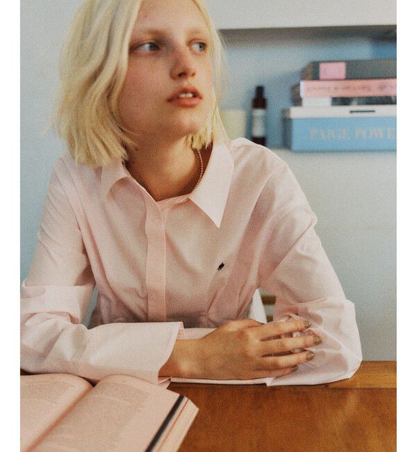 VIS「【POLOBCS】VIS別注ウエストタックフレアシャツ」|シャツ・ブラウス|