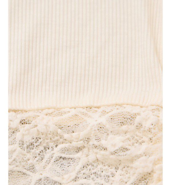 VIS「袖クシュクシュハイネックテレコインナープルオーバー/静電気防止・イージーケア」|Tシャツ・カットソー|