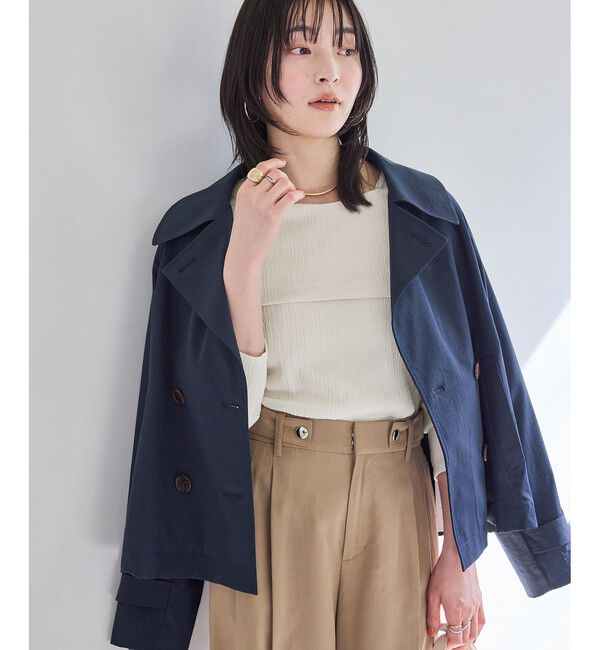 VIS「ジャガードオフショルプルオーバー/イージーケア」|Tシャツ・カットソー|