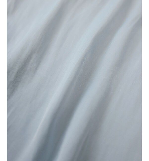 VIS「エアリーサテンハーフスリーブブラウス/イージーケア」|シャツ・ブラウス|