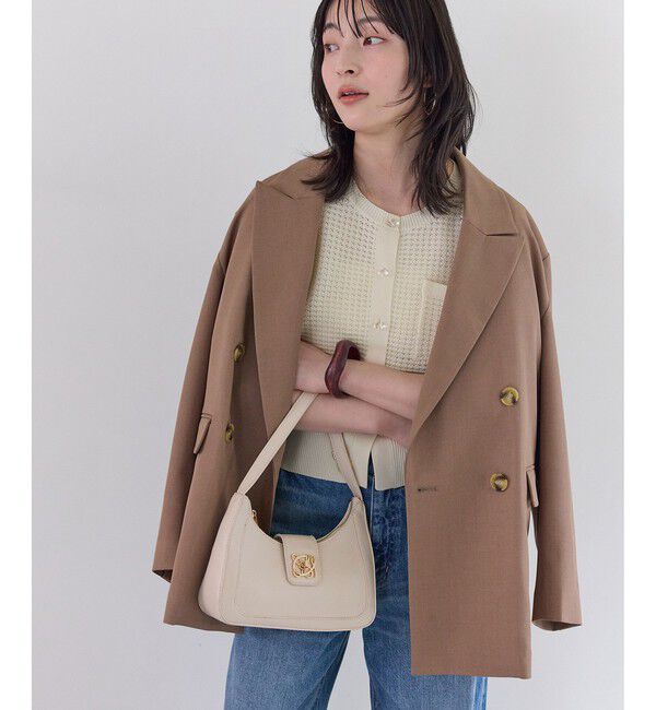 VIS「クルーネックコンパクトカーディガン/イージーケア」|カーディガン|