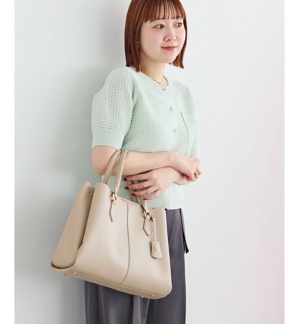 VIS「クルーネックコンパクトカーディガン/イージーケア」|カーディガン|