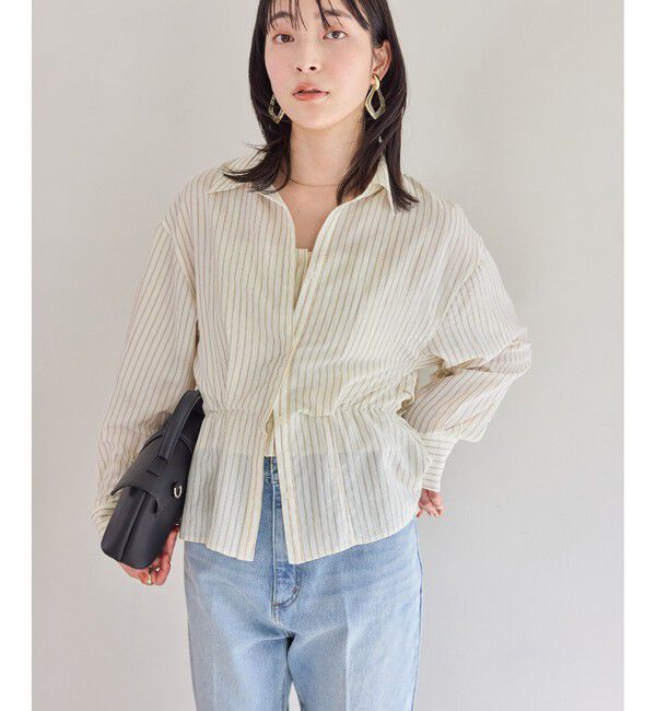 VIS「レイヤードストライプシャツ」|シャツ・ブラウス|