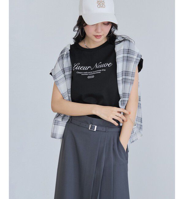 VIS「コンパクトアソートプリントTシャツ」|Tシャツ・カットソー|