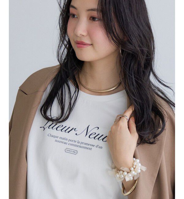 VIS「コンパクトアソートプリントTシャツ」|Tシャツ・カットソー|ホワイト(10)