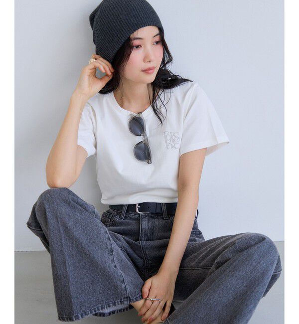 VIS「コンパクトアソートプリントTシャツ」|Tシャツ・カットソー|ホワイト系(11)