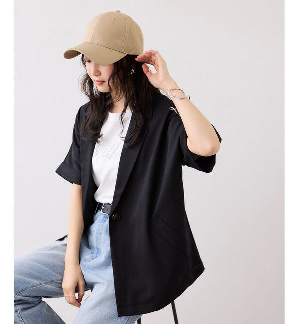 VIS「【定番人気】バックリボンツイルキャップ」|キャップ・キャスケット|