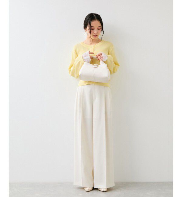 VIS「袖口レースカーディガン」|カーディガン|