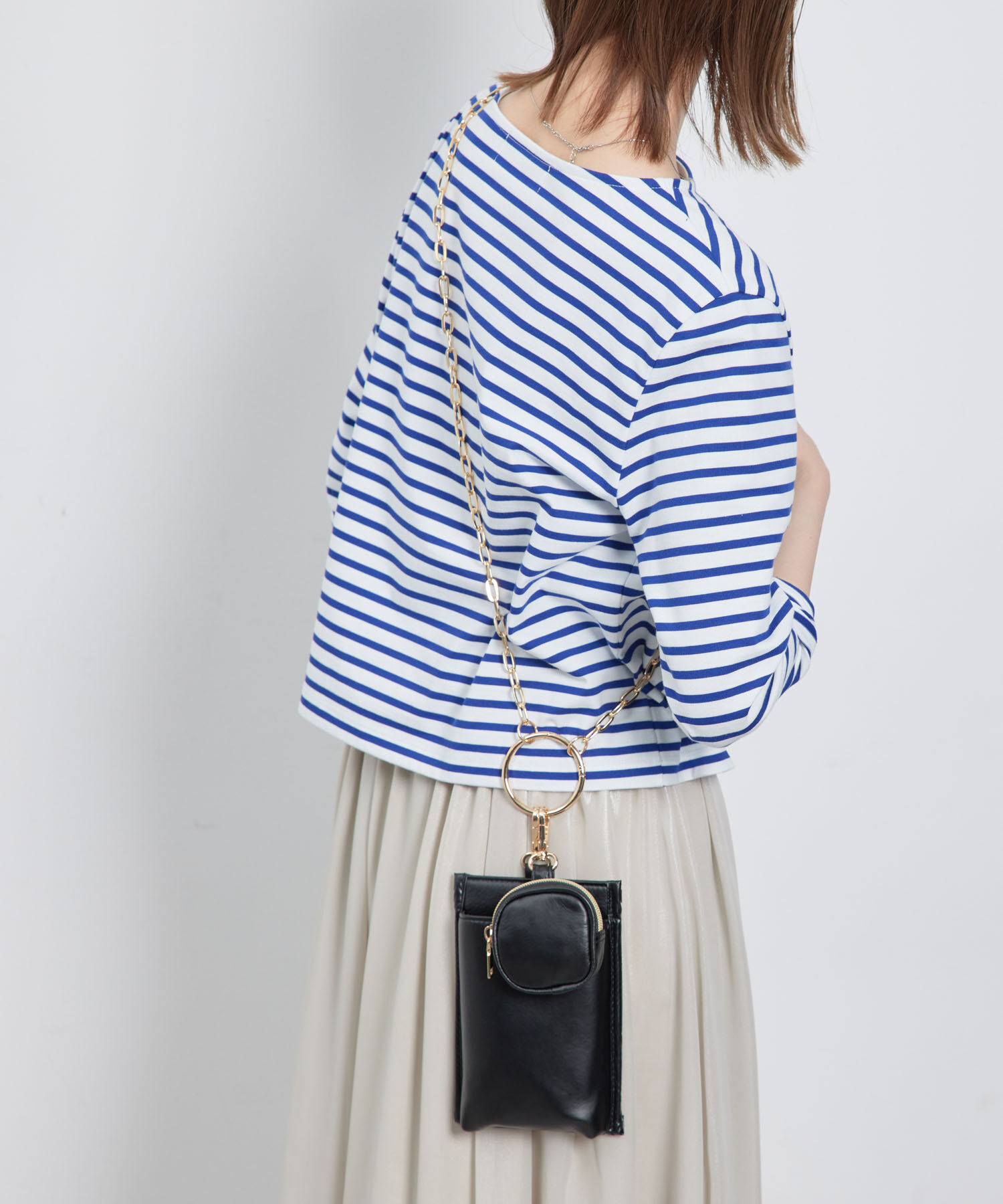 ROPE PICNIC PASSAGE「【一部店舗限定】イヤホンケース+スマホサングラスショルダーバッグ」|ショルダー・メッセンジャー|ブラック(01)