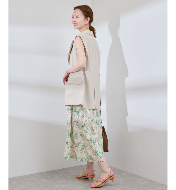 Rope&rsquo;Picnic「【前後2WAY】ガーデンフラワーキャミワンピース/リンクコーデ」|ワンピース|