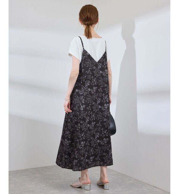 Rope&rsquo;Picnic「【前後2WAY】ガーデンフラワーキャミワンピース/リンクコーデ」|ワンピース|