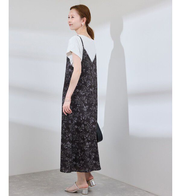 Rope&rsquo;Picnic「【前後2WAY】ガーデンフラワーキャミワンピース/リンクコーデ」|ワンピース|