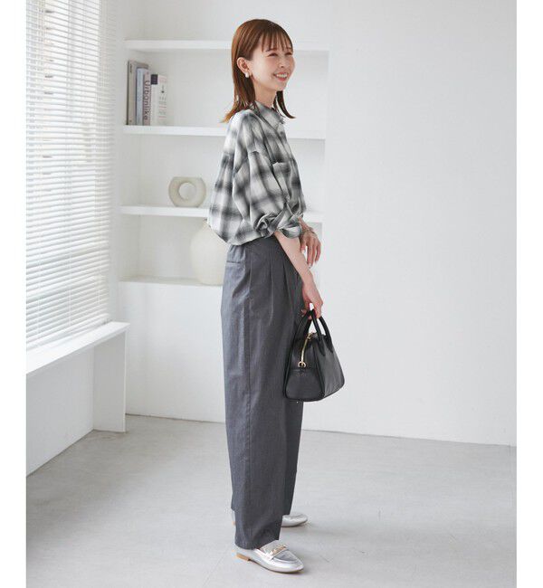 Rope&rsquo;Picnic「オンブレチェックシャツ/UVケア」|シャツ・ブラウス|
