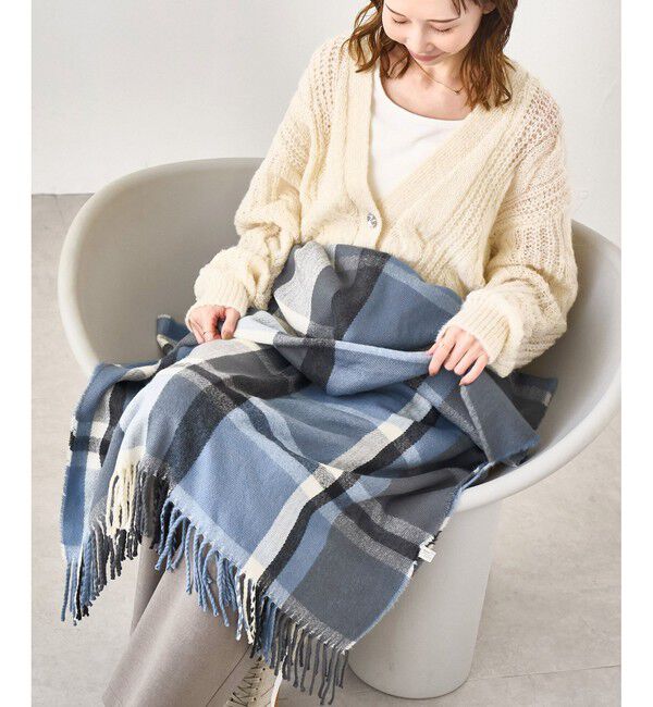 ROPE PICNIC PASSAGE「チェックストール」|ストール|