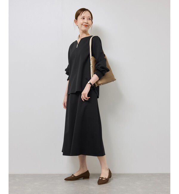 Rope&rsquo;Picnic「パール付きポンチプルオーバー/セットアップ対応」|Tシャツ・カットソー|