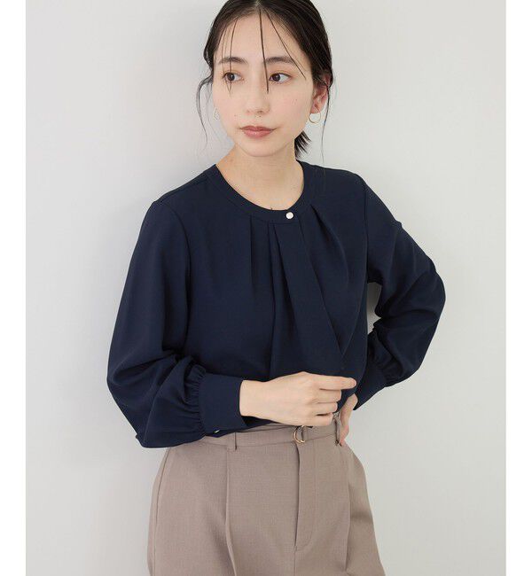 Rope&rsquo;Picnic「【WEB限定サイズ】配色アソートボウタイフウブラウス」|シャツ・ブラウス|