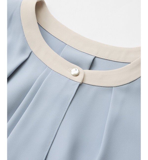 Rope&rsquo;Picnic「【WEB限定サイズ】配色アソートボウタイフウブラウス」|シャツ・ブラウス|