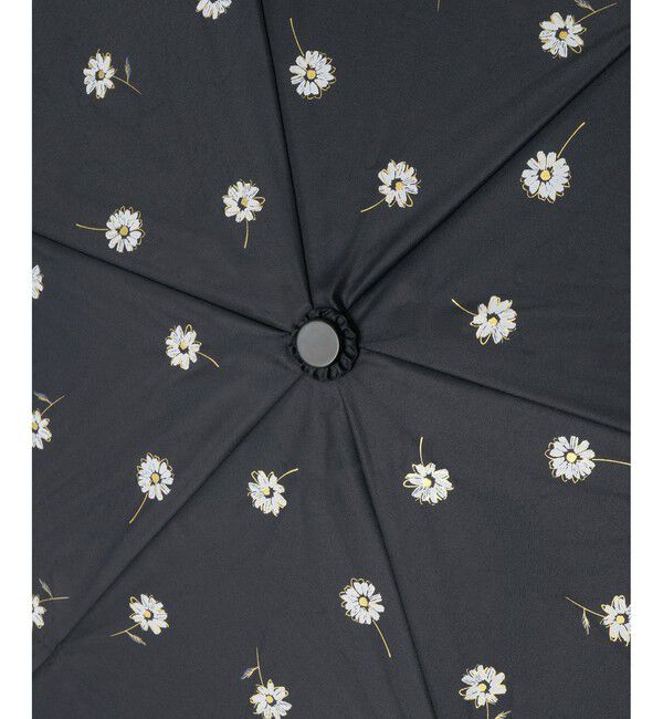 ROPE PICNIC PASSAGE「【Wpc.】遮光ゴールドラインマーガレットmini折りたたみ傘/晴雨兼用・UVカット」|傘|