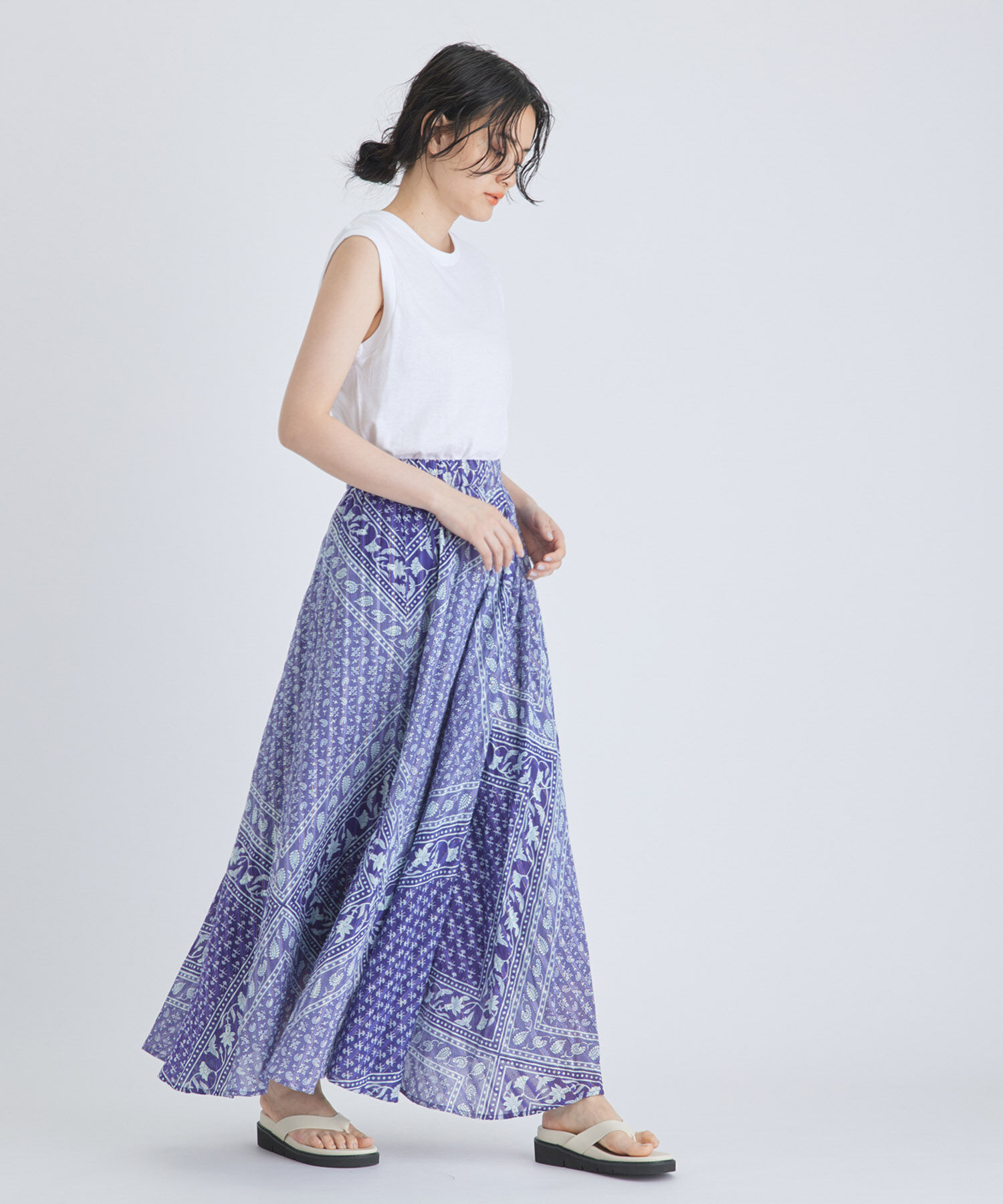 ADAM ET ROPE'「【Hanes for BIOTOP】Sleeveless T-Shirts」|Tシャツ・カットソー|