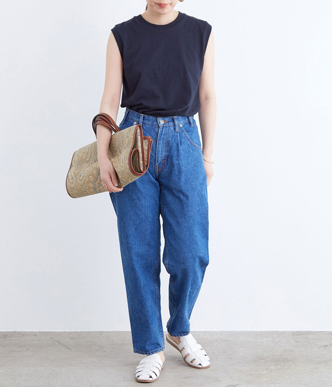 ADAM ET ROPE'「【Hanes for BIOTOP】Sleeveless T-Shirts」|Tシャツ・カットソー|