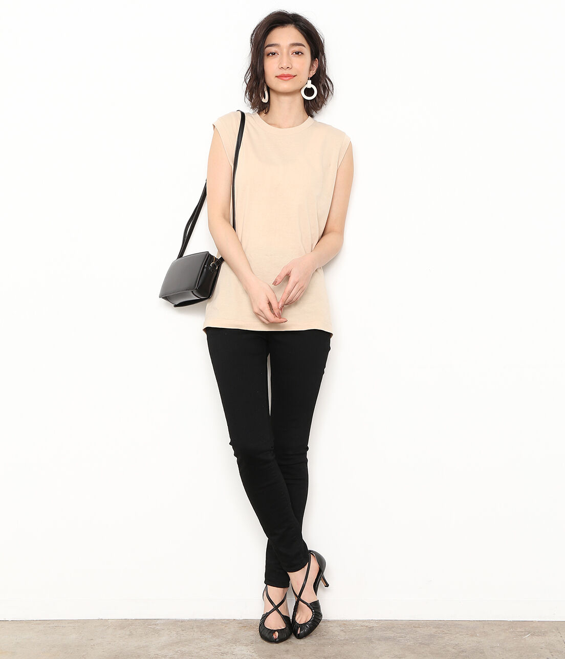 ADAM ET ROPE'「【Hanes for BIOTOP】Sleeveless T-Shirts」|Tシャツ・カットソー|