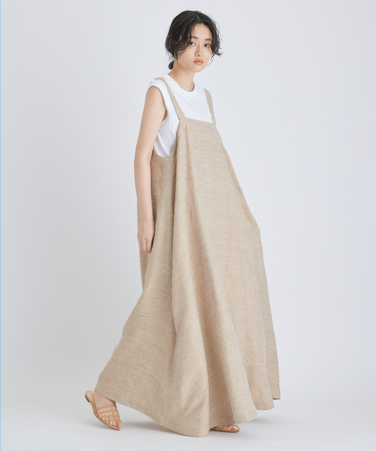 ADAM ET ROPE'「【Hanes for BIOTOP】Sleeveless T-Shirts」|Tシャツ・カットソー|