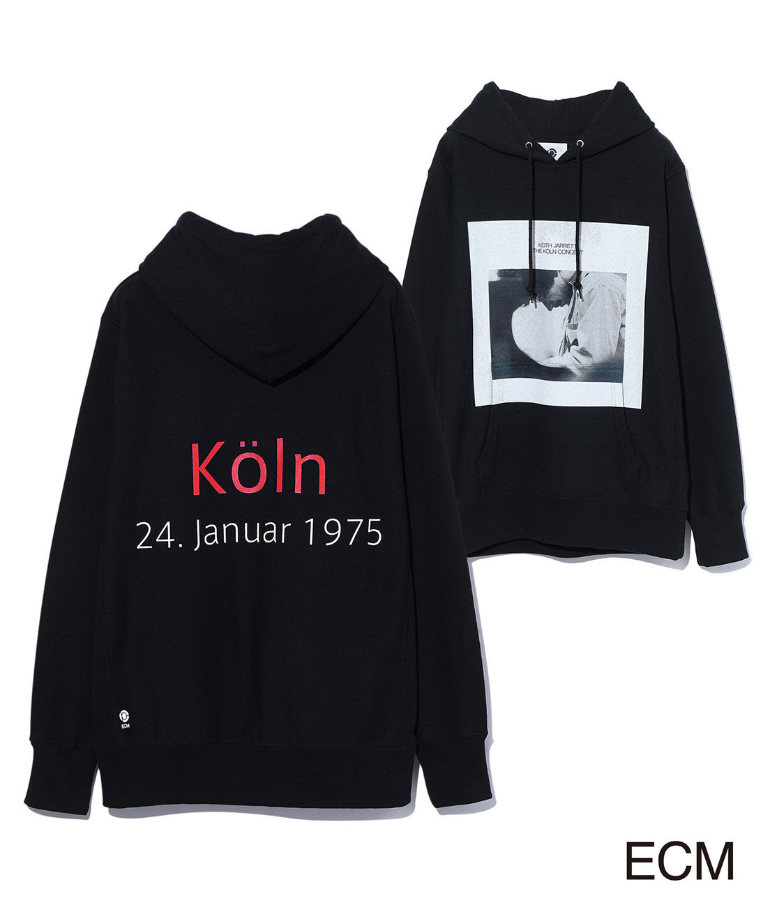 ADAM ET ROPE'「〈KEITH JARRETT〉PHOTO PARKA」|パーカー|ブラック系(03)