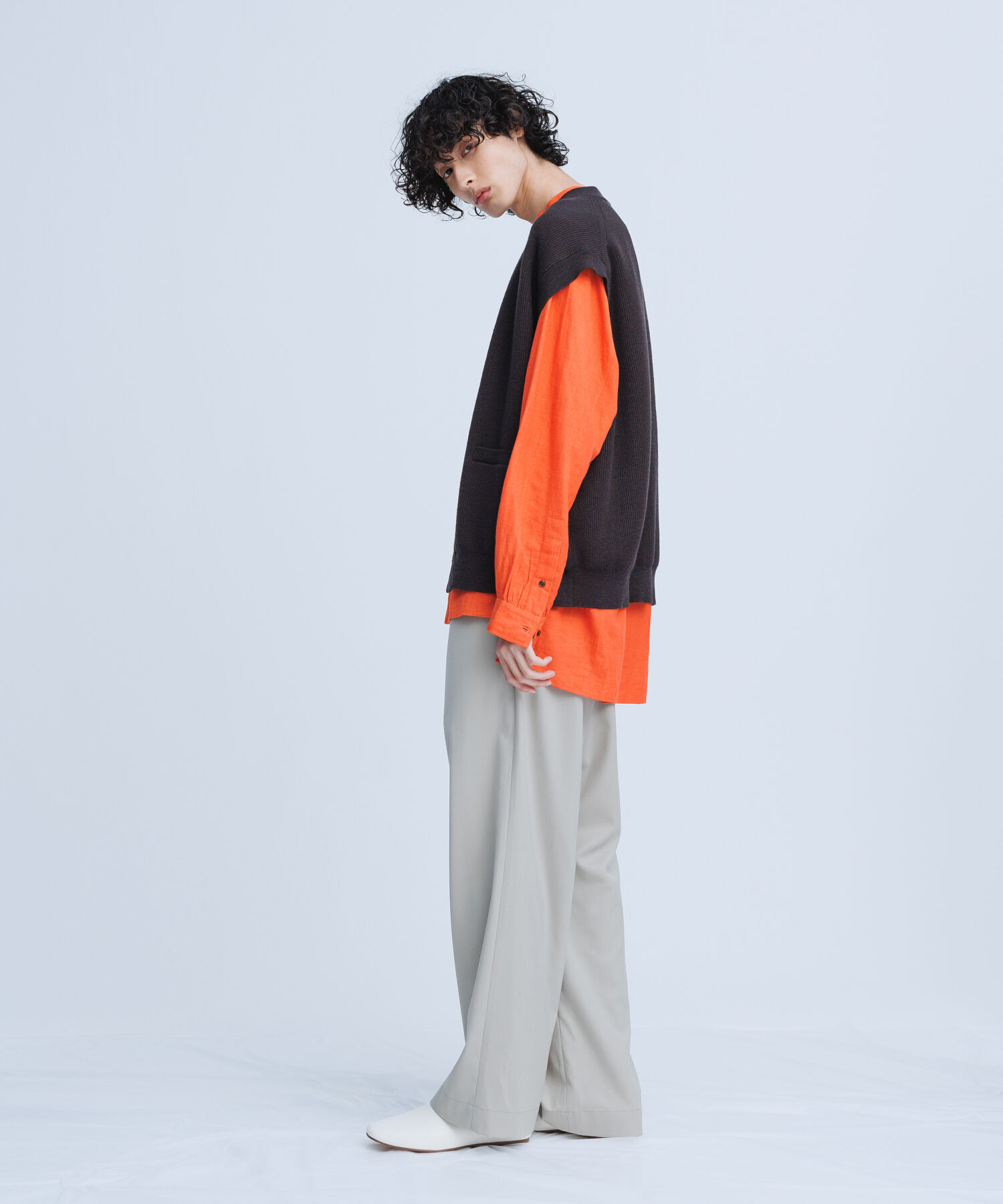 ADAM ET ROPE'「【別注】《ne Quittez pas / ヌキテパ》OVER SIZE Caftan SHIRT」|シャツ・ブラウス|