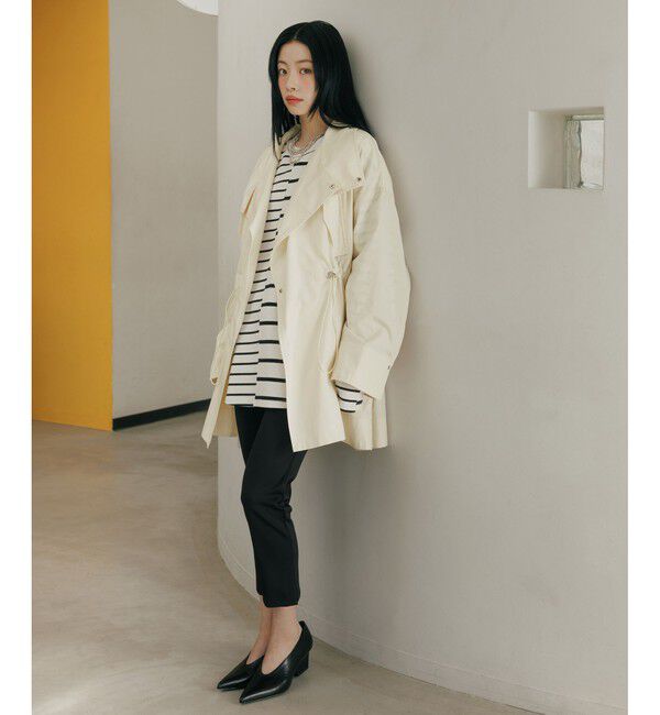 ADAM ET ROPE'「フォルムヒールポインテッドパンプス」|パンプス|