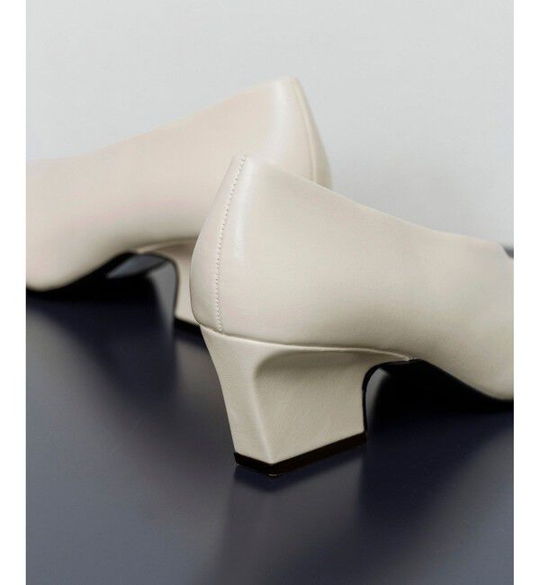 ADAM ET ROPE'「フォルムヒールポインテッドパンプス」|パンプス|