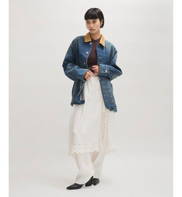 ADAM ET ROPE'「フォルムヒールポインテッドパンプス」|パンプス|