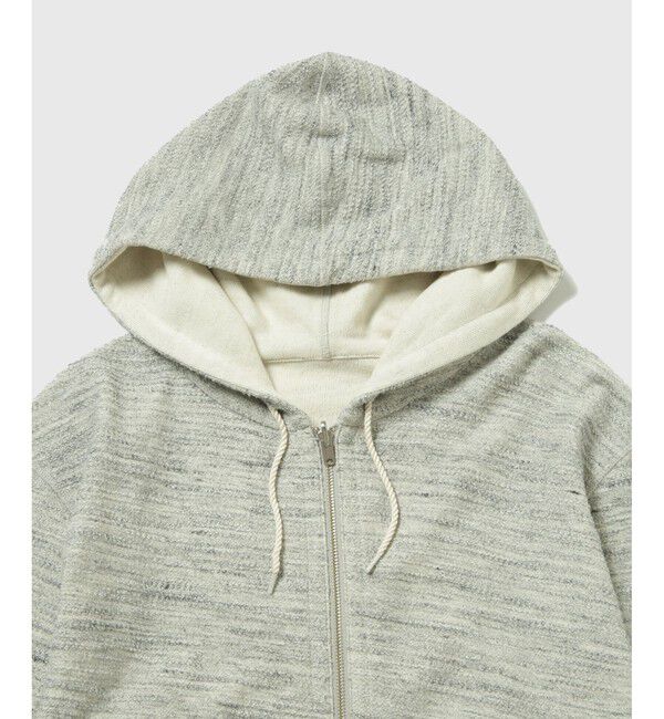 ADAM ET ROPE'「 【リバーシブル/パイル】スウェット フルジップ パーカー / ロングシーズン着用可能」|パーカー|