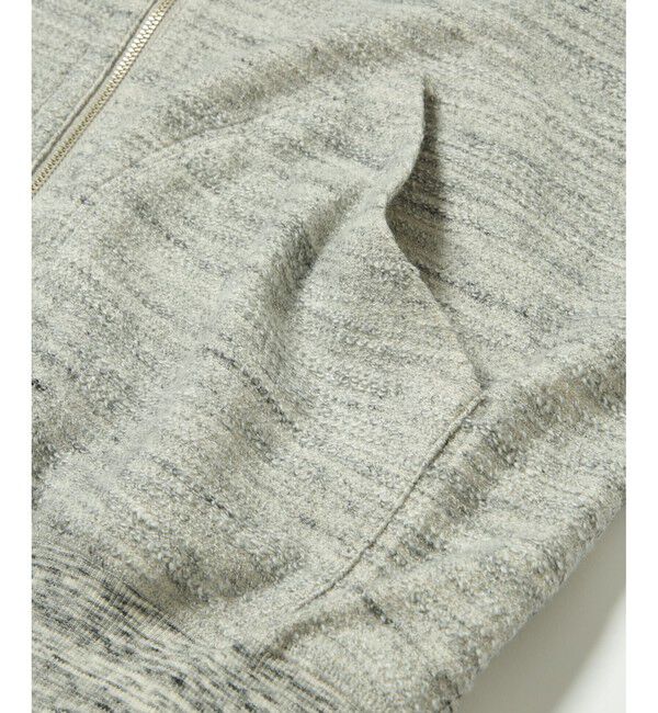 ADAM ET ROPE'「 【リバーシブル/パイル】スウェット フルジップ パーカー / ロングシーズン着用可能」|パーカー|