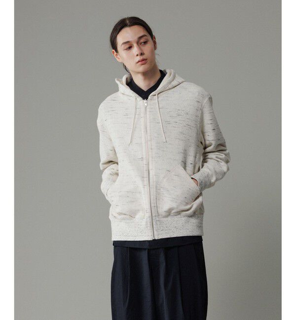 ADAM ET ROPE'「 【リバーシブル/パイル】スウェット フルジップ パーカー / ロングシーズン着用可能」|パーカー|